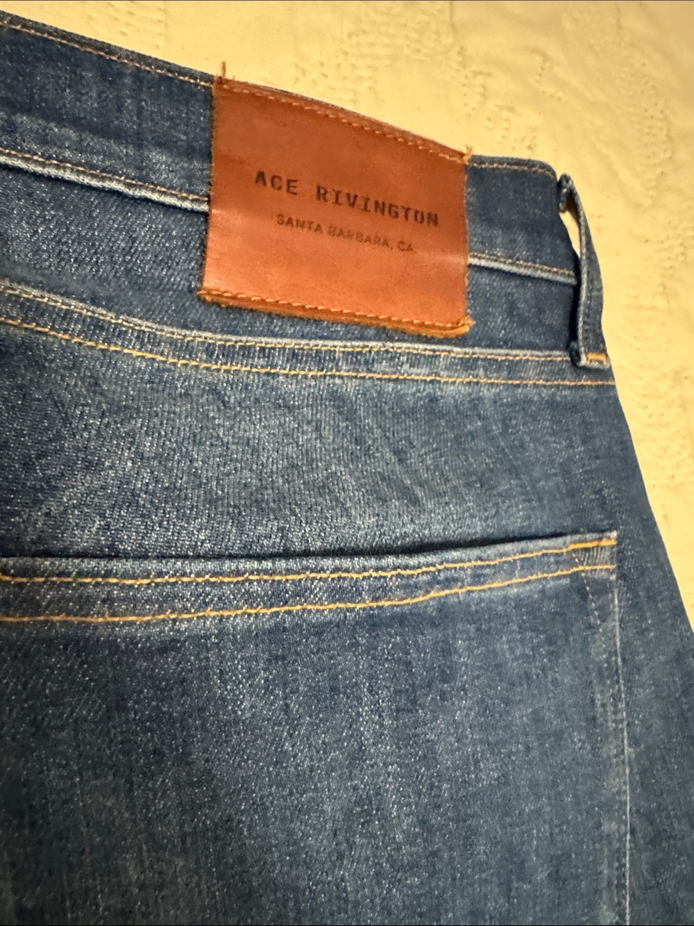 Ace Rivington Slim Taper Men's Jeans in Dirty Wash - Picture 7 of 10